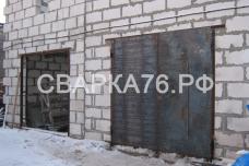 Металлические ворота из листового металла Ярославль