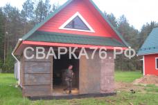 Металлические ворота из листового металла Ярославль
